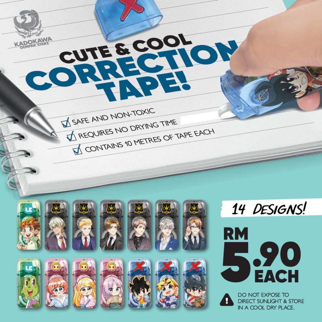 Gempak Starz Correction Tape (10M) | Shopee Malaysia