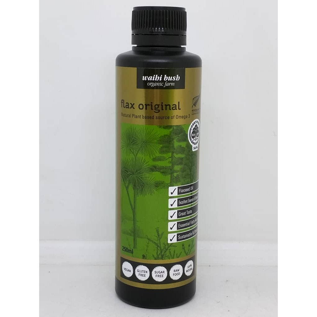 WAIHI BUSH-FLAXSEED OIL* ORIGINAL-250ML | Shopee Malaysia