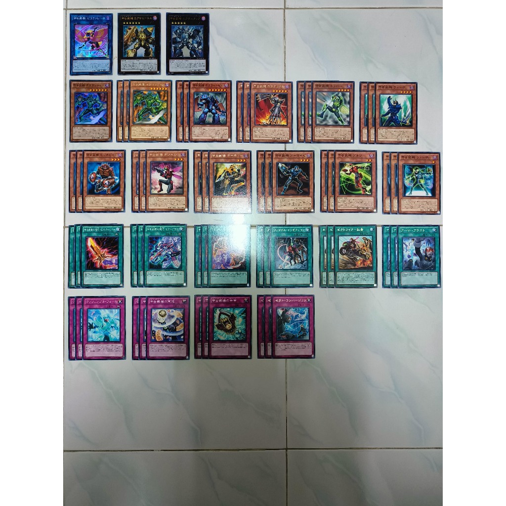 Yu-Gi-Oh! Official Card Game - 甲虫装機 インゼクター Inzektor Complete Card Set ...
