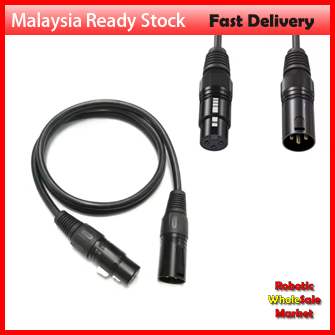 Microphone Cable Audio Cord Wire Connector XLR 3-Pin Male to Female XLR Cable
