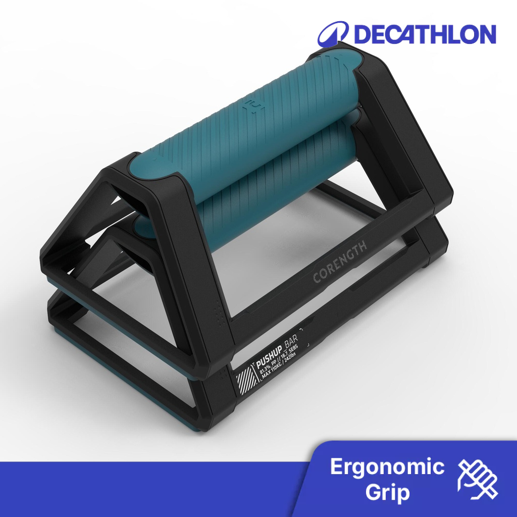 Decathlon Cross Training Push Up Bar Grip Ergonomic Grip Corength Shopee Malaysia