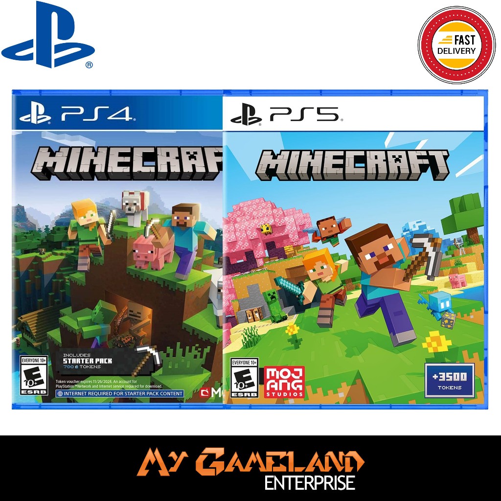 PS4 / PS5 Minecraft Starter Collection (R2/R3)(English/Chinese)(BRAND ...