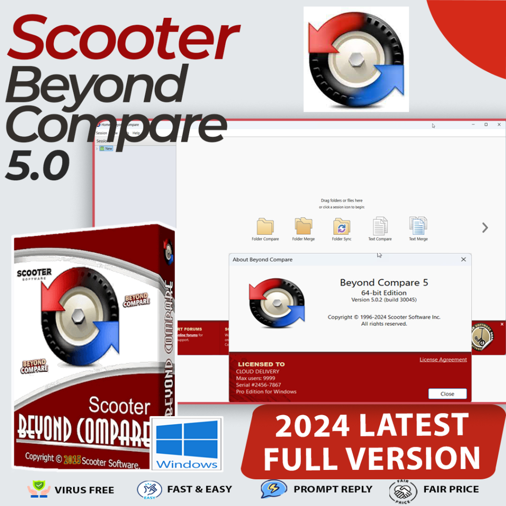 Scooter Beyond Compare 5.0 2024 Latest Full Version | Lifetime ...