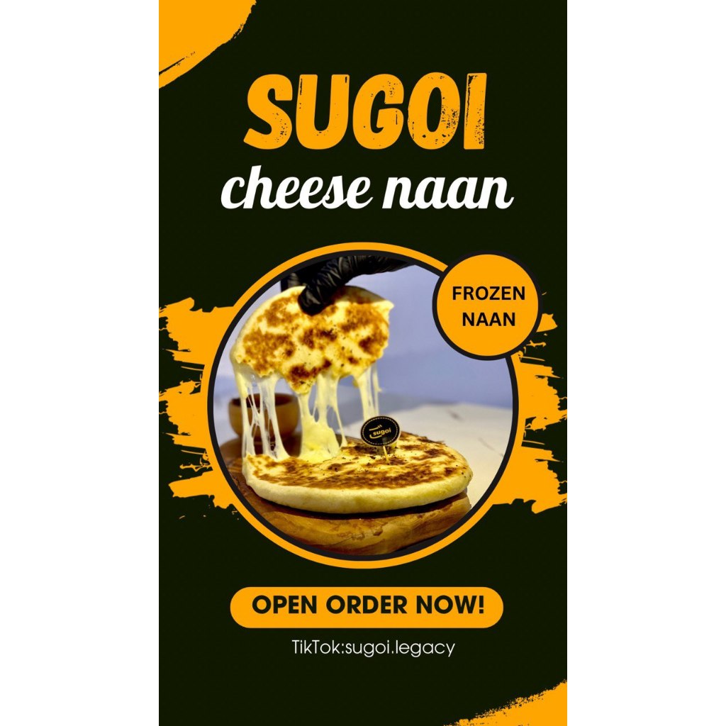 SUGOI NAAN > ROTI NAAN FROZEN > CHEESE NAAN FROZEN | Shopee Malaysia