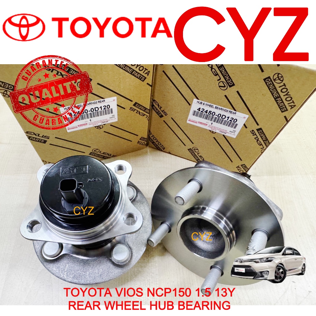Rear Wheel Hub Bearing Toyota VIOS NCP150 (TOYOTA JAPAN) | Shopee Malaysia