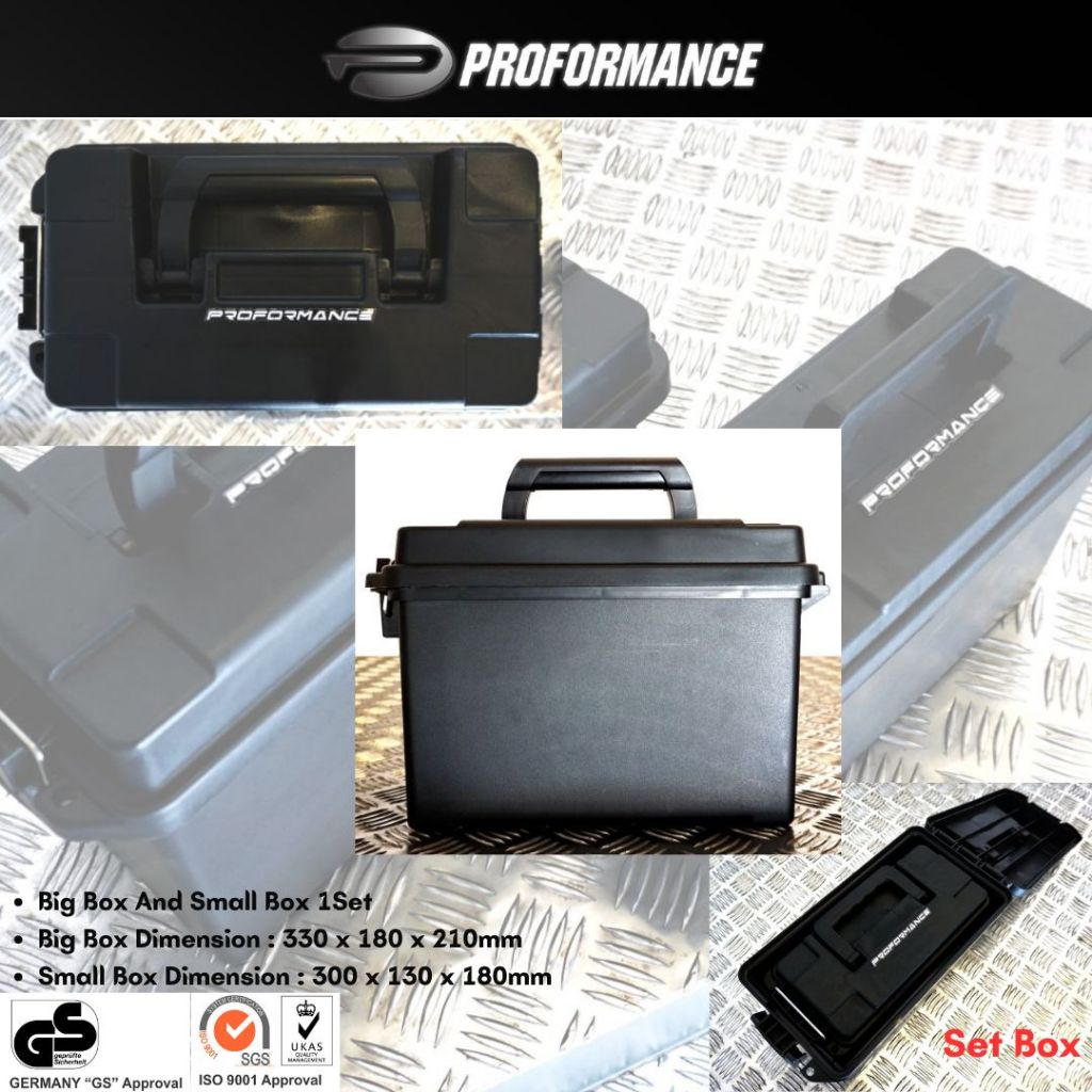 Proformance ABS Safety Protective Side Box Motorcycle Water Proof ...