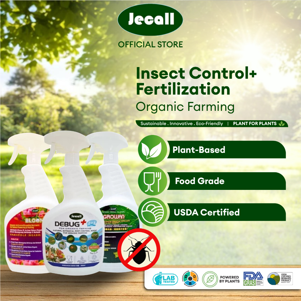 Jecall-Bio ORGANIC Farming Set Baloi | Semburan Serangga + Baja ...