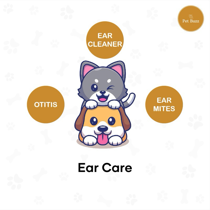 Ear Care, Cleaner, Ear Mites, Otitis (For Cat & Dog) Shopee Malaysia
