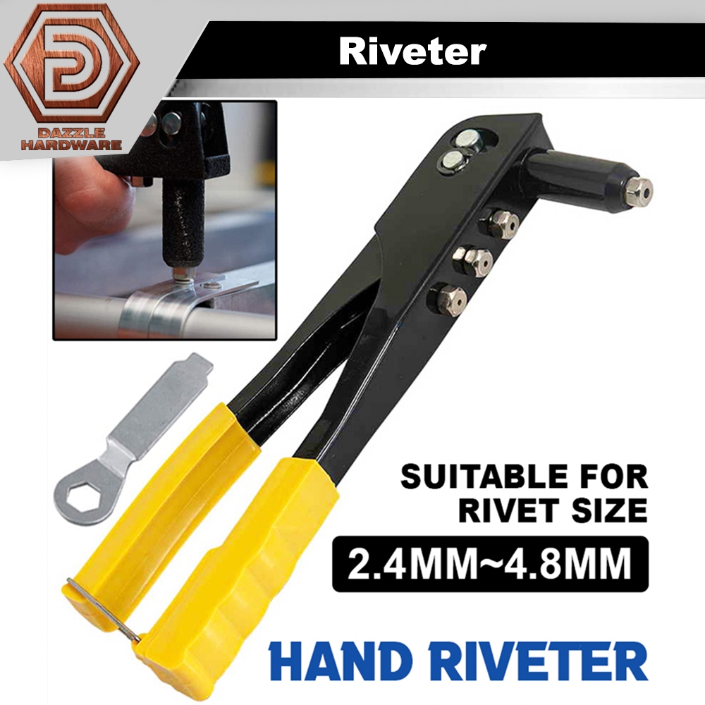 4 head size Riveter rivet gun hand riveter penarik rivet | Shopee Malaysia