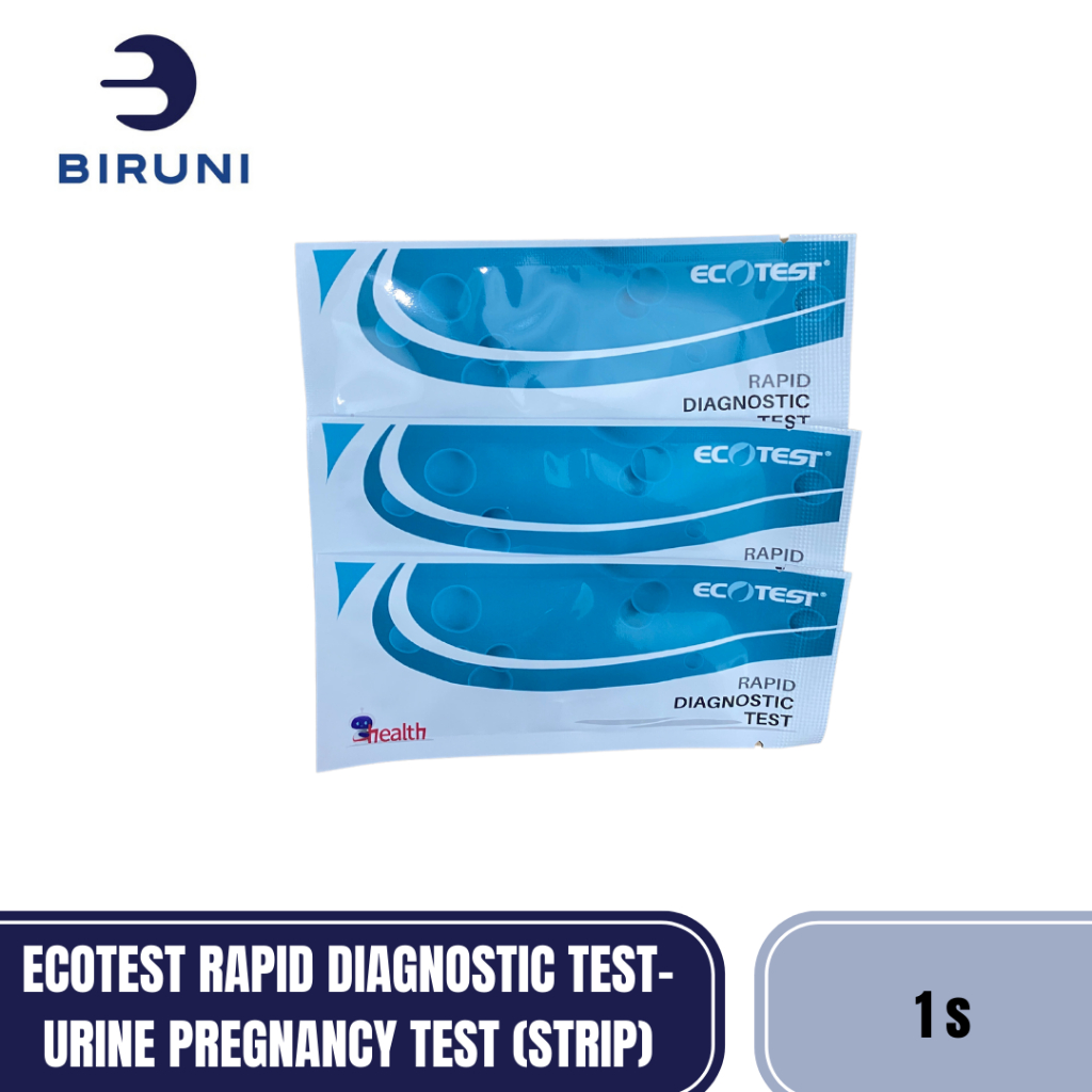 ECOTEST RAPID DIAGNOSTIC TEST (URINE PREGNANCY TEST)-STRIP 1S | Shopee ...
