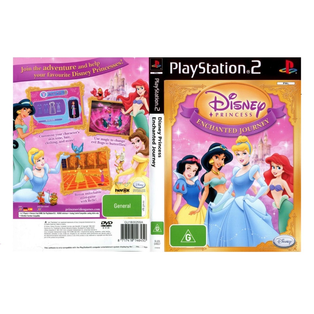 PS2 Disney Princess Enchanted Journey (DVD GAME) | Shopee Malaysia