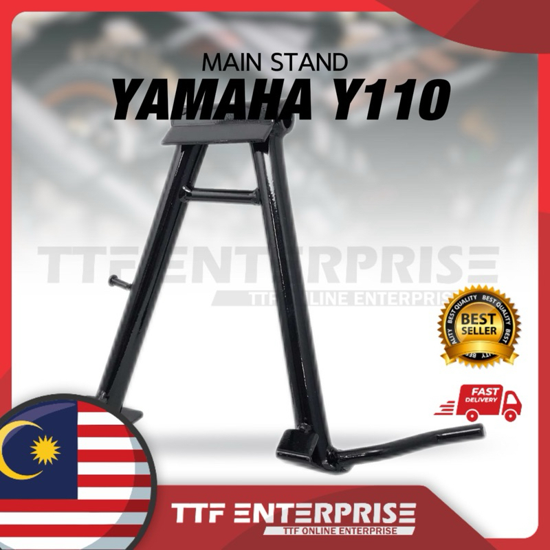 YAMAHA Y110 MAIN STAND (700GRAM) KAKI TONGKAT TENGAH DOUBLE STAND DUA ...