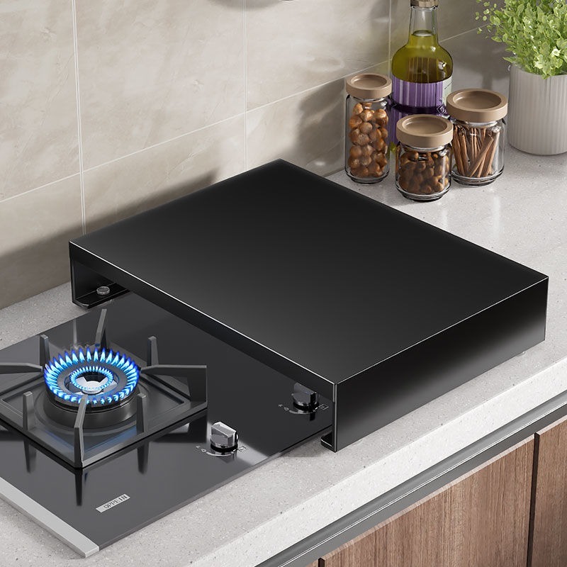 Gas stove cover kitchen storage rack high flame stove top ...
