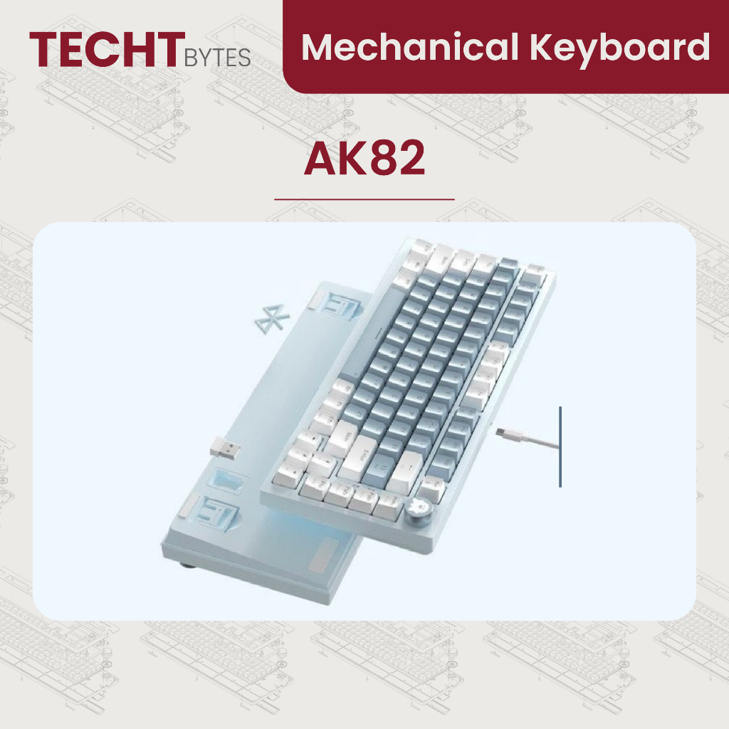 AK82 Hot-Swappable Mechanical Keyboard | Shopee Malaysia