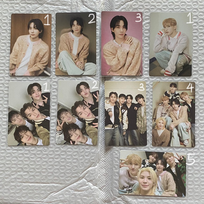 Seventeen 2024 caratland trading card jeonghan wonwoo woozi mingyu unit