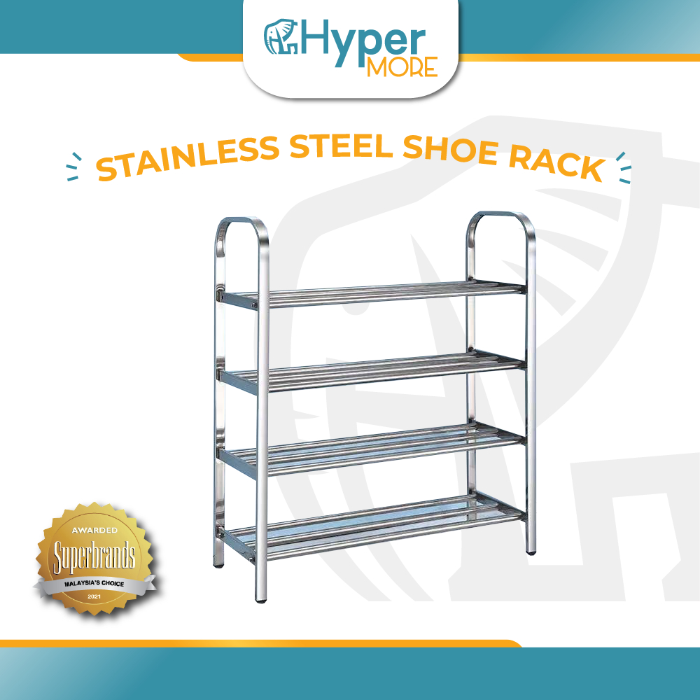 HYPERMORE [Ready Stock] Rak Kasut Stainless Steel Rack Shoe Rack Shoe ...