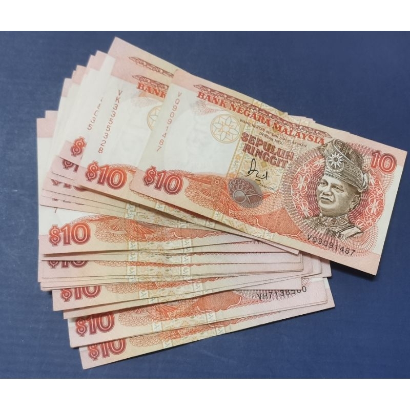 Banknote Malaysia Rm10 Siri 6 With VF Condition | Shopee Malaysia