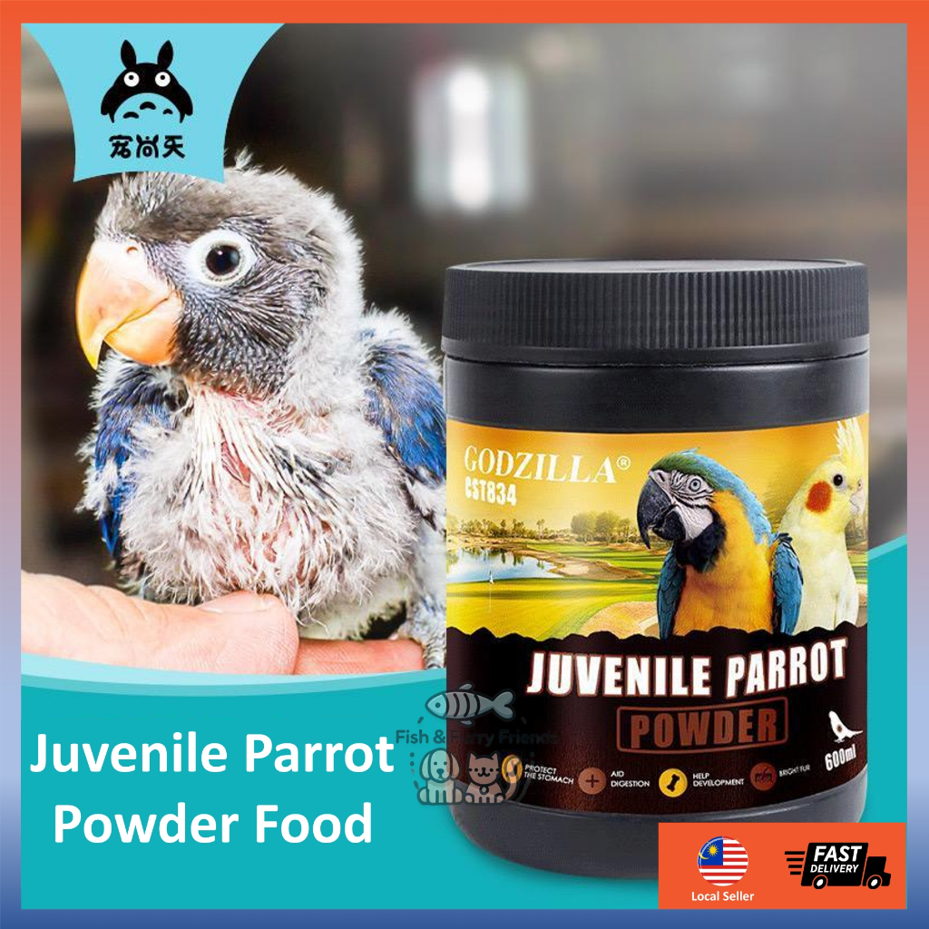 Jonsanty Godzilla Low Fat Plant Based Milk Powder Parrot Birds Susu ...