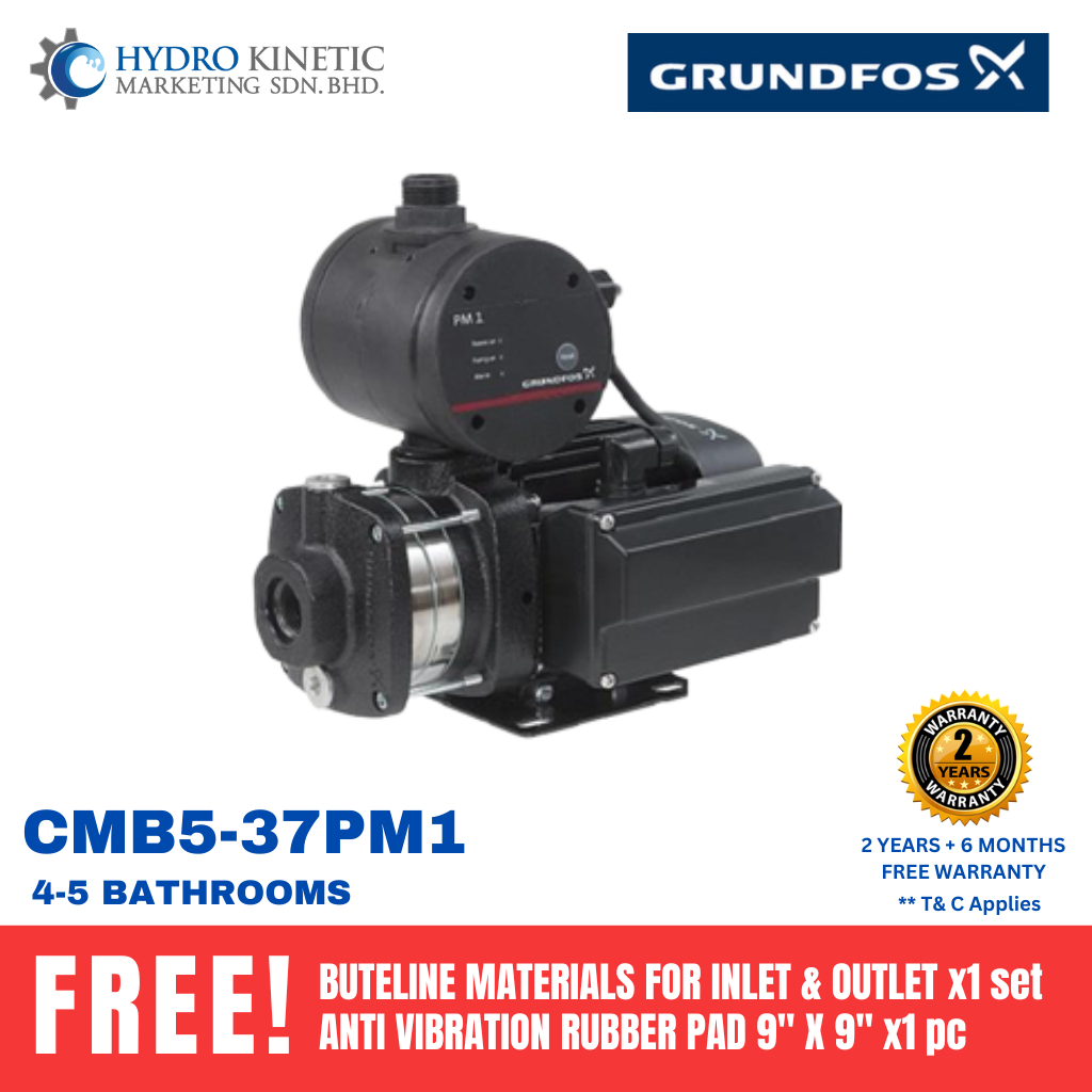 GRUNDFOS Home Water Booster Pump CMB5-37PM1 | Shopee Malaysia