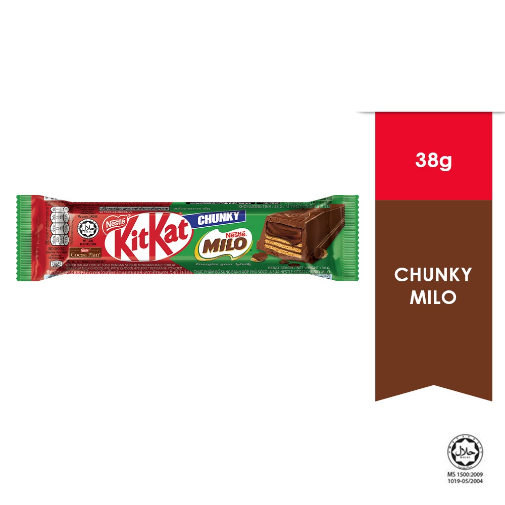 NESTLÉ KitKat® MILO® Chunky Chocolate Bar 38g | Shopee Malaysia