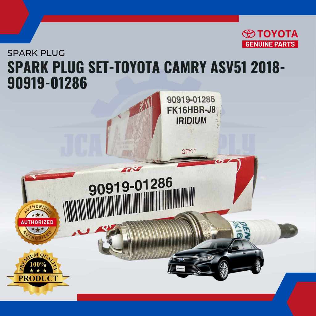 Toyota Camry ASV51 Original Irridium Spark Plug Set-90919-01286-FK16HBR ...