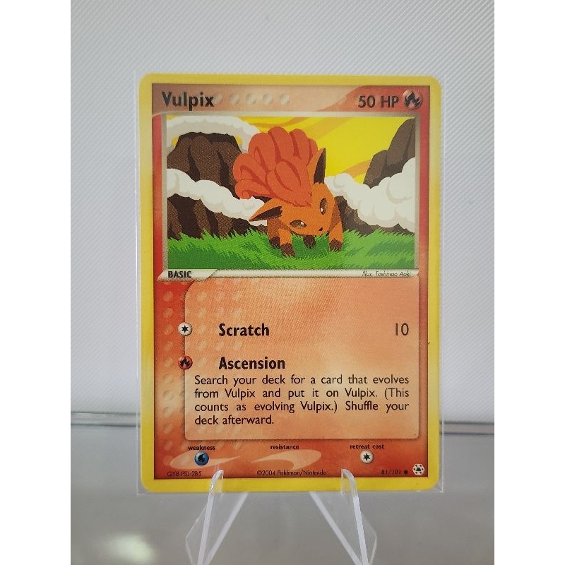 2004 Vulpix Card (Rare) | Shopee Malaysia