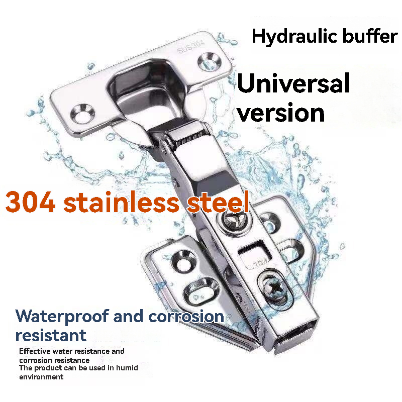 (pair) 3.0MM thick hydraulic buffer hinge Mute hinge cabinet dump hinge ...