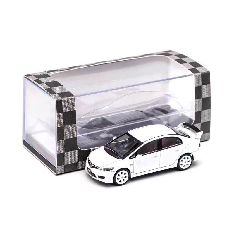 HONDA Civic FD2R ADVAN - Figurine 1:64 Die Cast Team - Modèle Réduit Collection Voiture Tuning