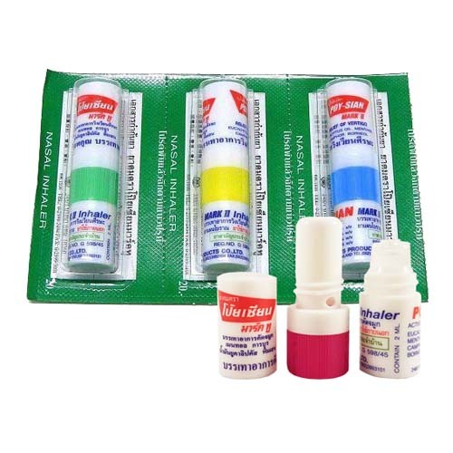 Poy-Sian Mark 2 II Herbal Poy Sian Essential Oil Nasal Inhaler 1.7ml ...