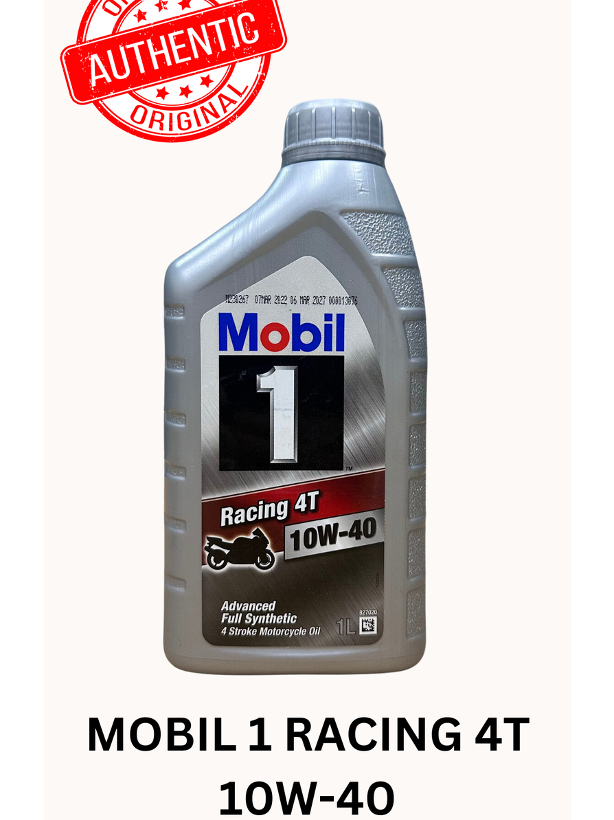 MOBIL 1 RACING 4T 10W-40 (1L) | Shopee Malaysia