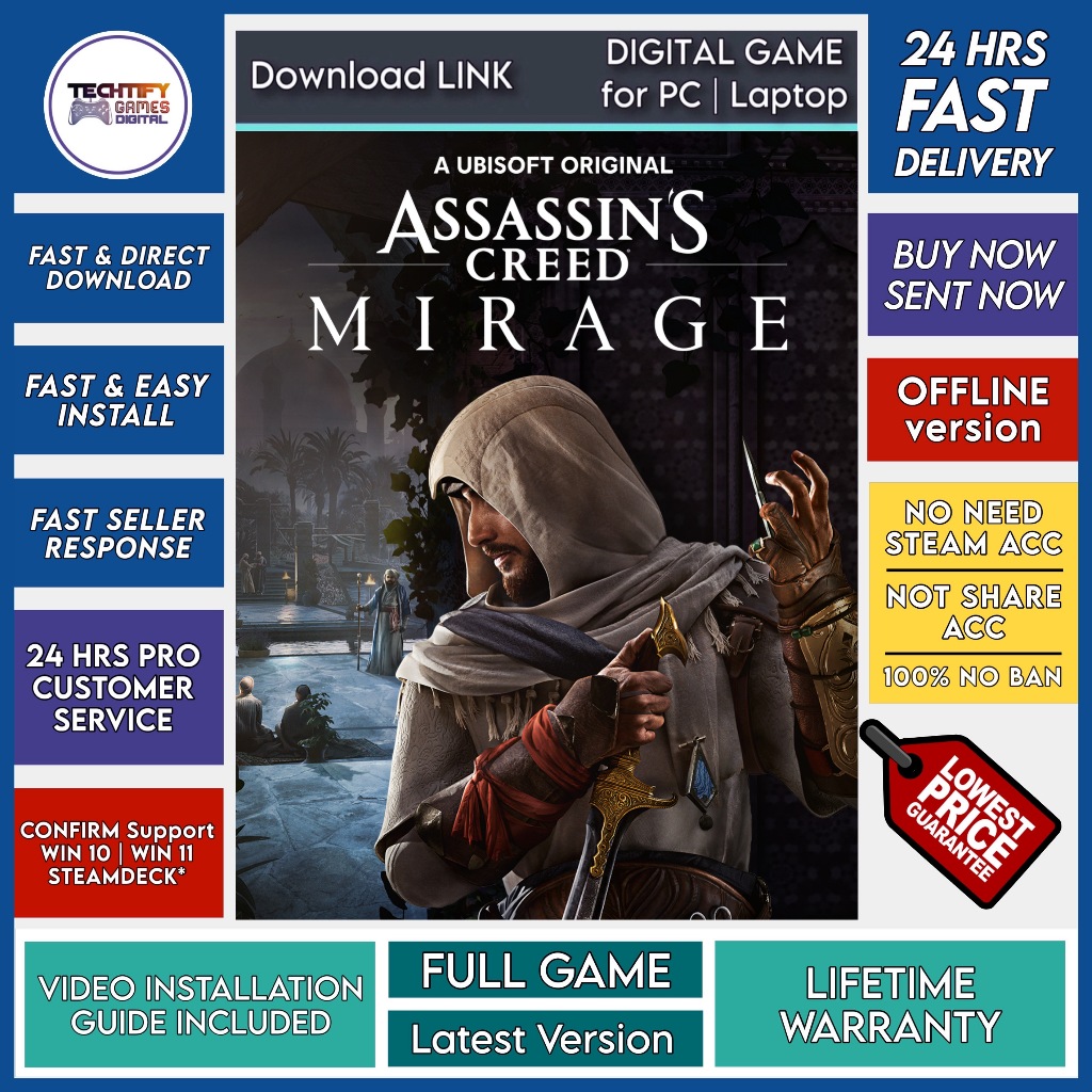 [PC Game] Assassins Creed Mirage: Master Assassin Edition - Offline ...