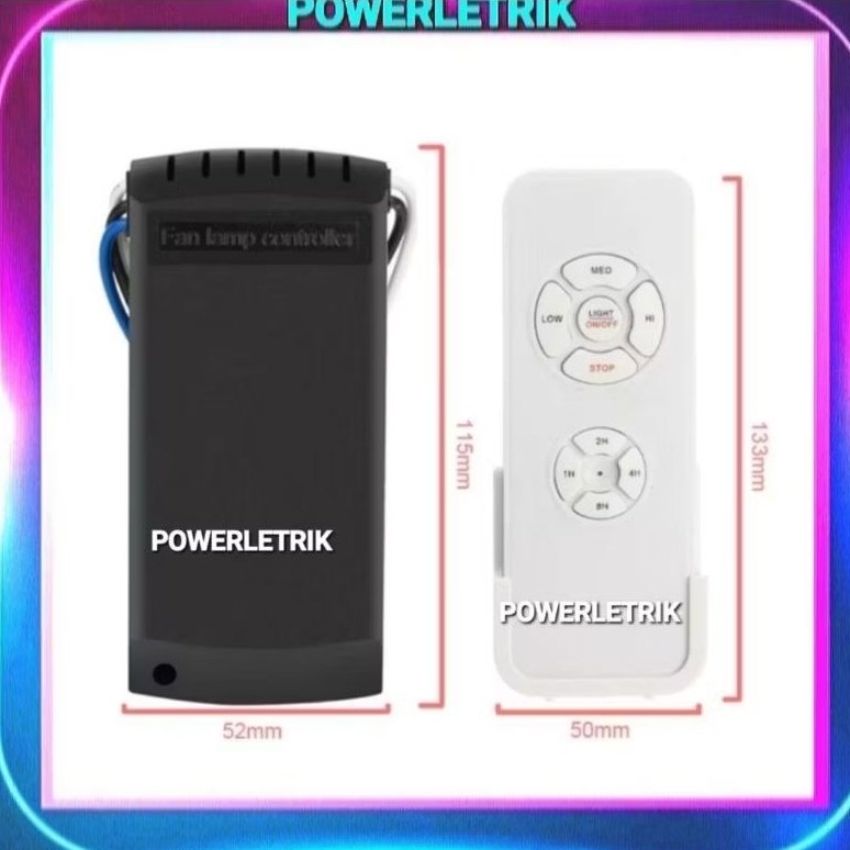 🔥READY STOCK🔥 UNIVERSAL CEILING FAN REMOTE CONTROL WITH RECTANGLE PCB ...