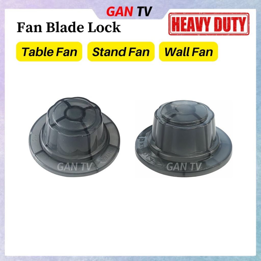 Heavy Duty Table/Wall/Stand Fan Blade Lock Fastener Tightener Nut Spin ...