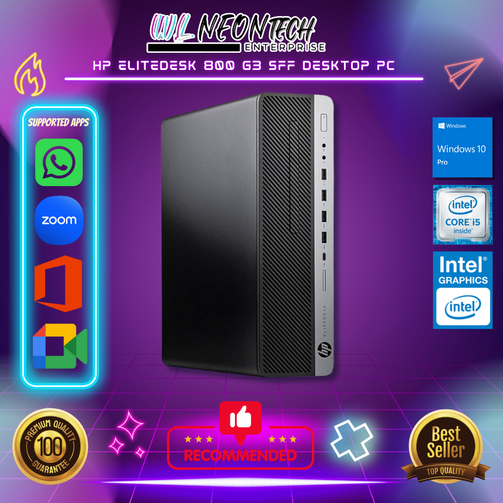 LIKENEW HP ELITEDESK 800 G3 SFF (I56500/8GB/16GB/256GB/512GB/1TB