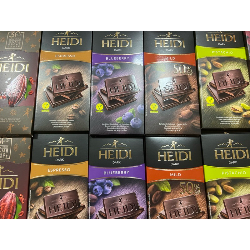 COKLAT LANGKAWI HEIDI BARS MILK DARK ALMOND FLORENTINE | Shopee Malaysia