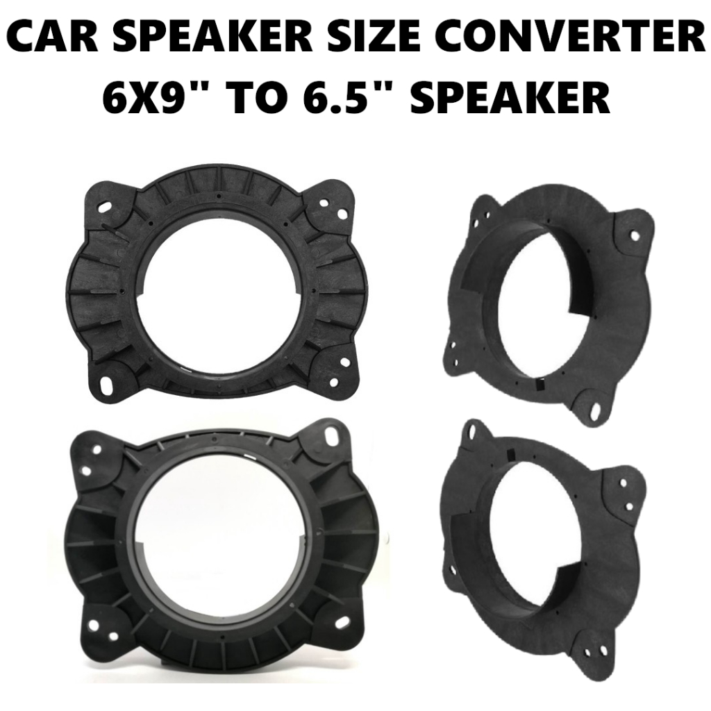 1pair Car 6x9 To 6.5 Inch Speaker Size Converter Adapter Cover Casing ...