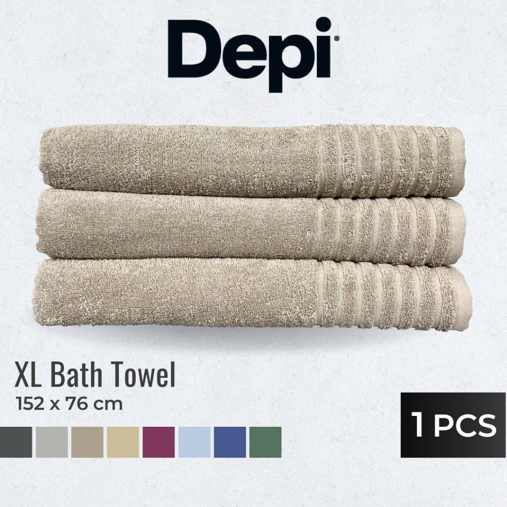 Depi XL Bath Towel 100% Cotton | Quick Dry & Ultra Soft | Large Size ...