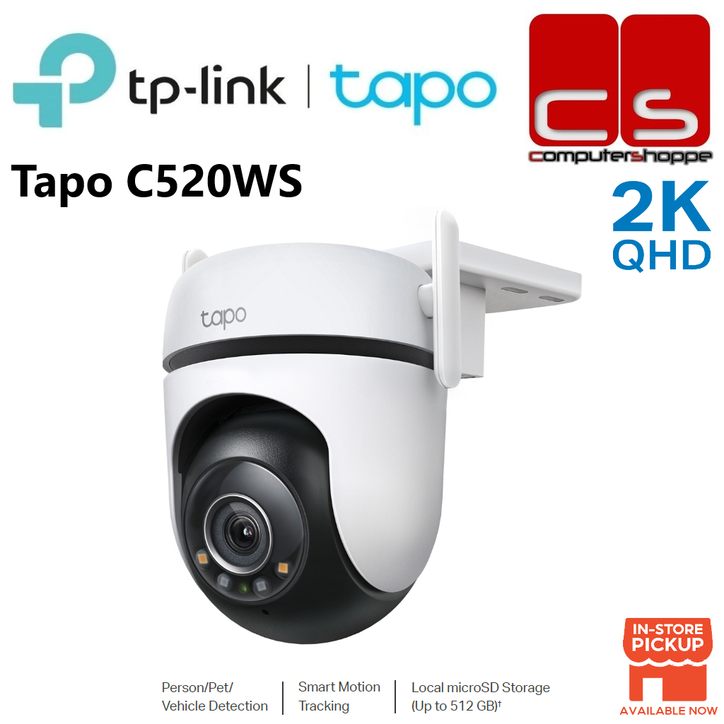 TP-Link Tapo C520WS Outdoor Pan/Tilt Security Wi-Fi Camera | Shopee ...