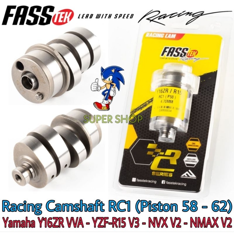 🔥100% ORIGINAL🔥 FASSTEK Racing Camshaft RC1 RC2 Bearing Yamaha NVX V2 ...