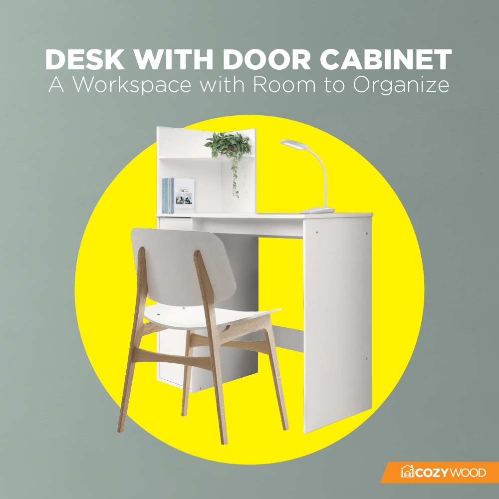 [COZY] Study Table With Bookshelves/ Multipurpose Writing Desk / Home ...