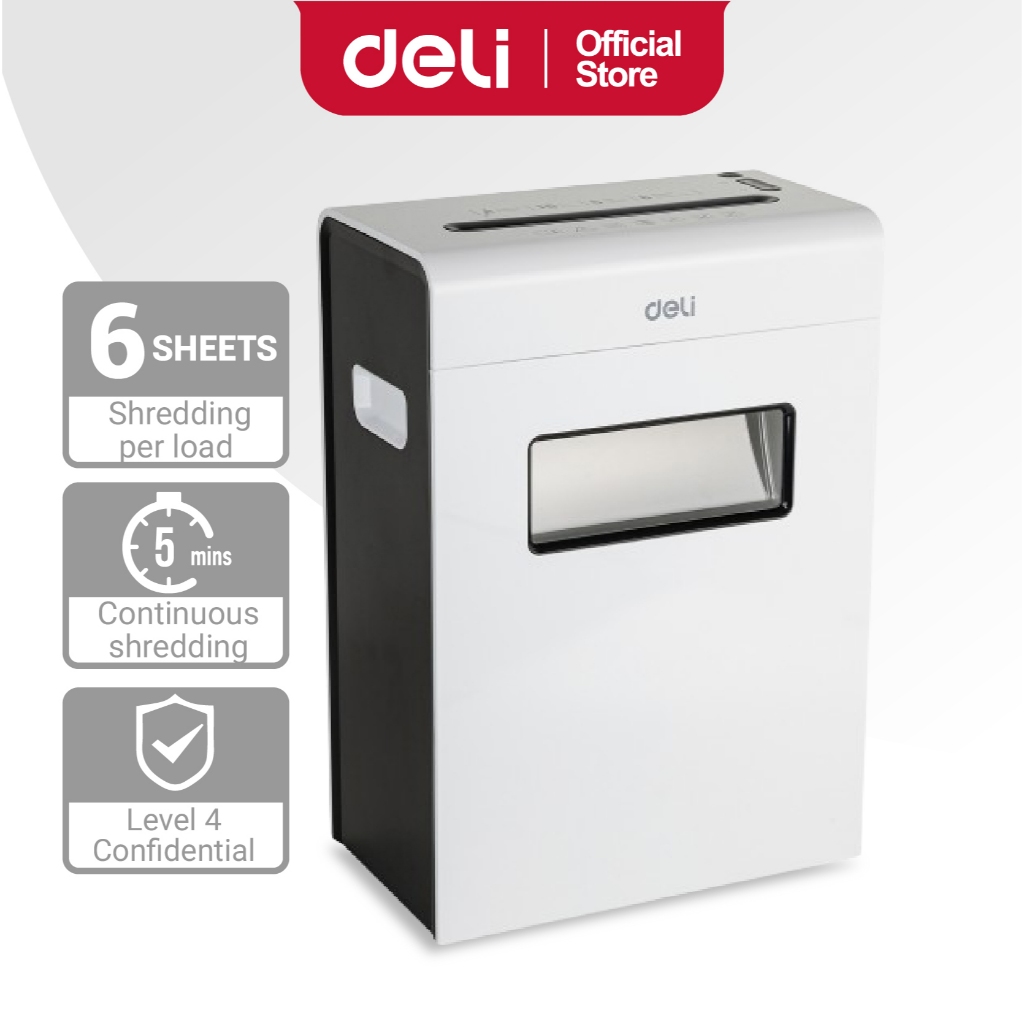 Deli Automatic Paper Shredder Machine Cutter Office Supplies (16L ...