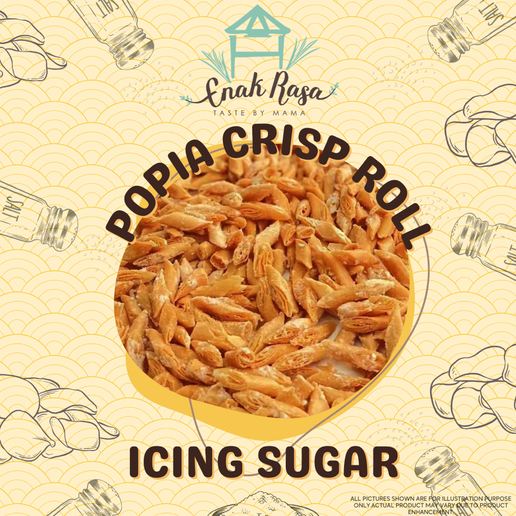 HOT sale Crispy popia roll (ICING SUGAR/CHEESE/SEAWEED ORI) | Shopee ...