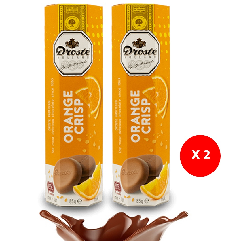DROSTE ORANGE CRIPS DOUBLE PACK 85G X 2 | Shopee Malaysia