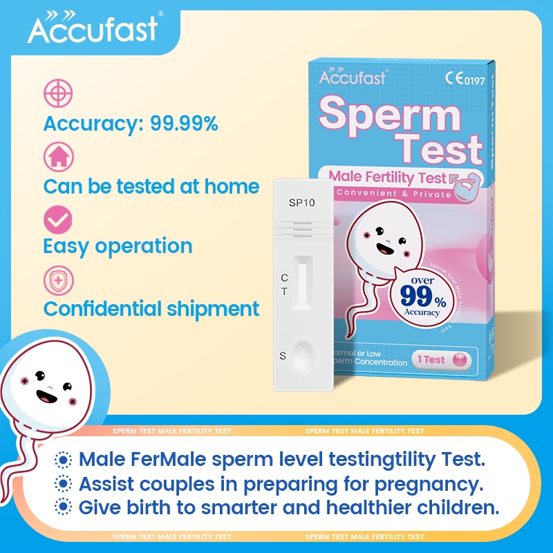 Sperm Test Kit ACCUFAST Male Pregnancy Ability Test Sperm count Health ...