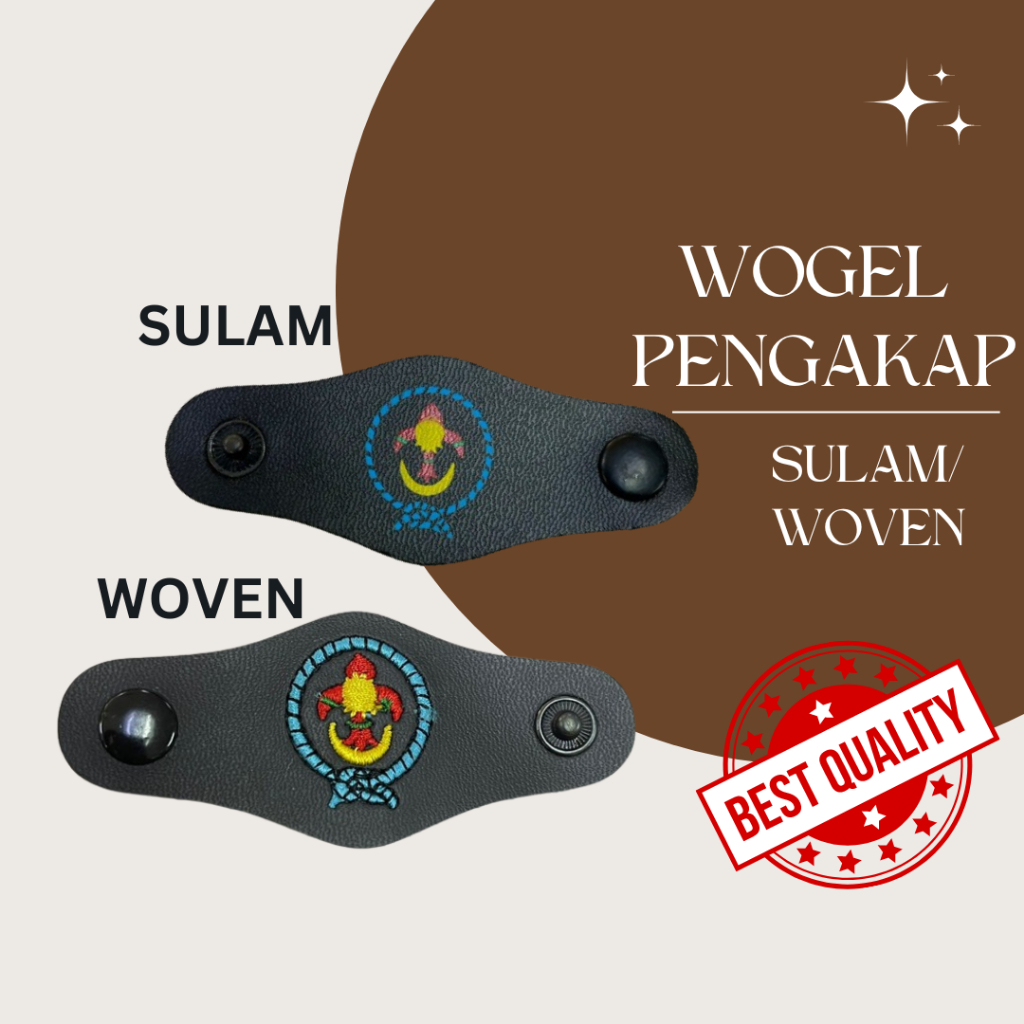 Wogel Pengakap Sulam/Woven/Versi baru (Ready Stock) | Shopee Malaysia