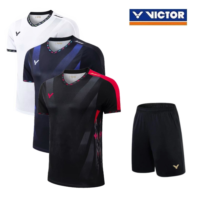 VICTOR Lee Zii Jia Jersey Badminton Shirt Baju Short Sleeveless Sukan ...