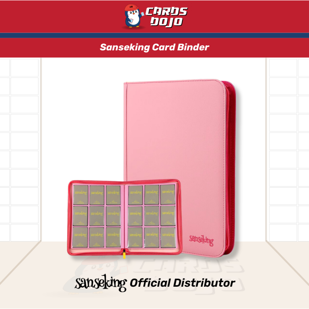 READY STOCK] Sanseking 4-Pocket / 9-Pocket PU Leather Zipper Card Binder -  Side-load Double-Sided 360 slots Pokemon TCG | Shopee Malaysia