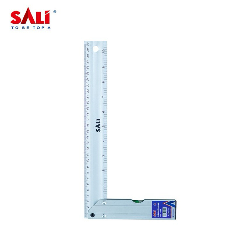 SALI L Bubble square ruler Aluminium Try Square Ruler Angle Ruler with ...