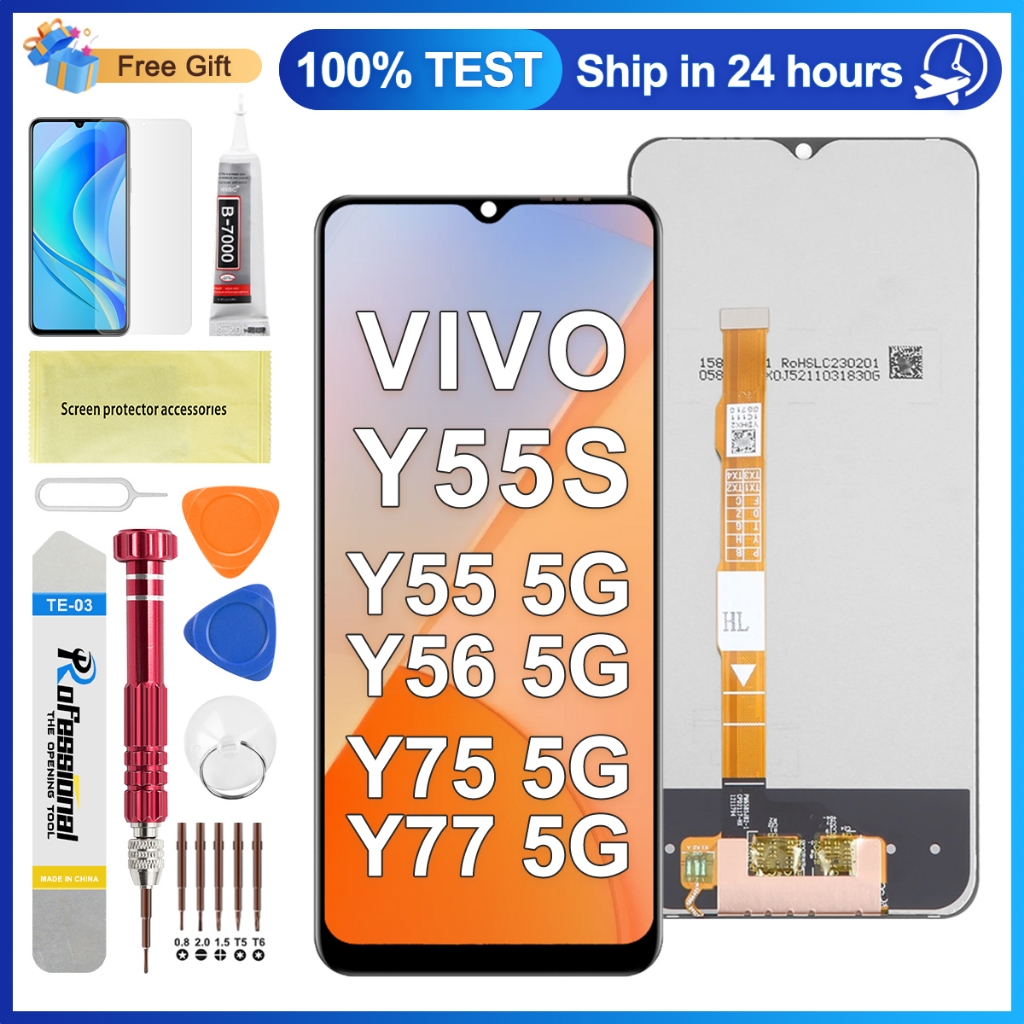 Batteria Di Ricambio Per Vivo Y55 5G / Y75 5G / Y33s / Y33e – Modello B-T6, Ioni Di Litio, Kit Con Strumenti - 4