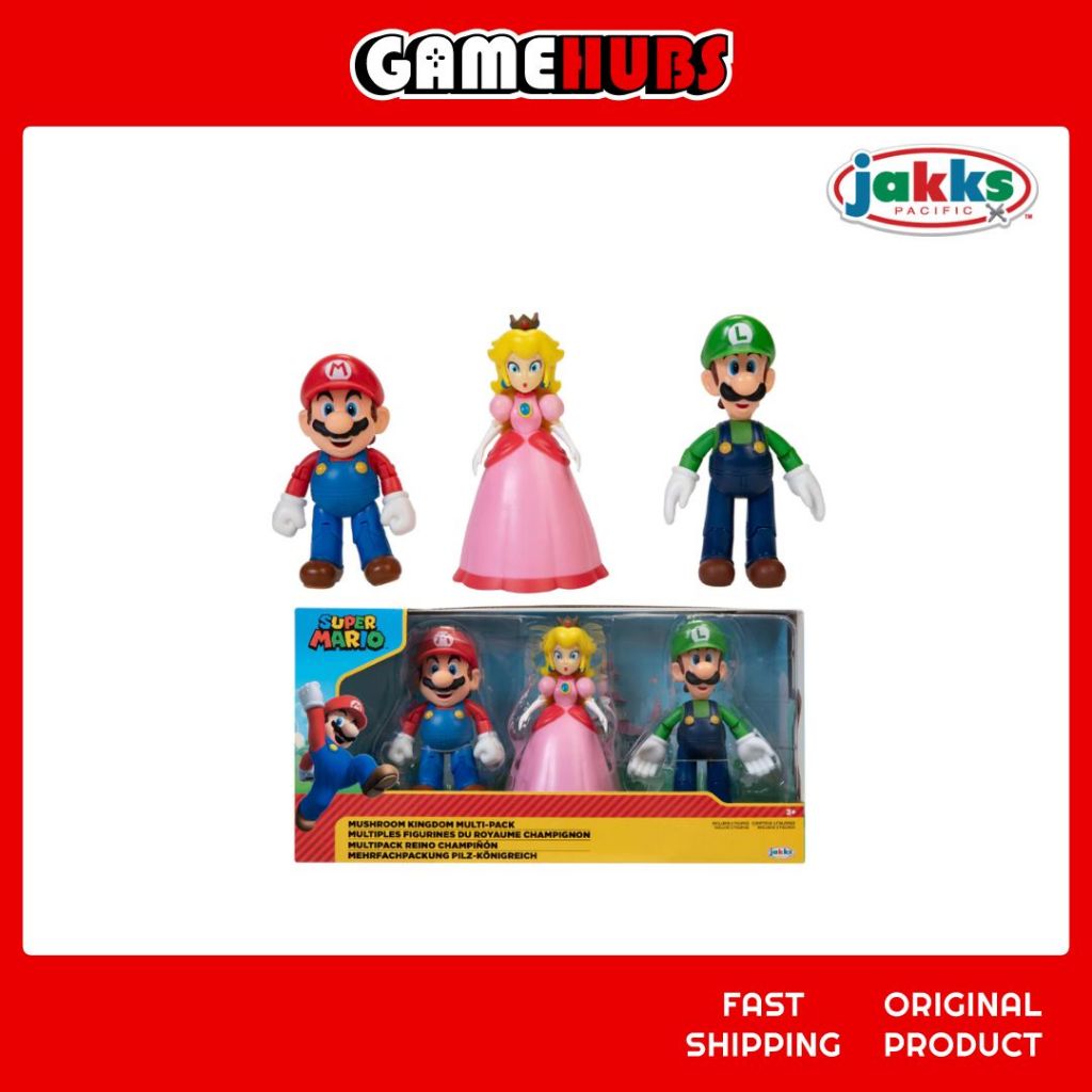 BOITE FIGURINES MICRO land world of nintendo new super mario bros U wii jakks EUR 8,49 - FR